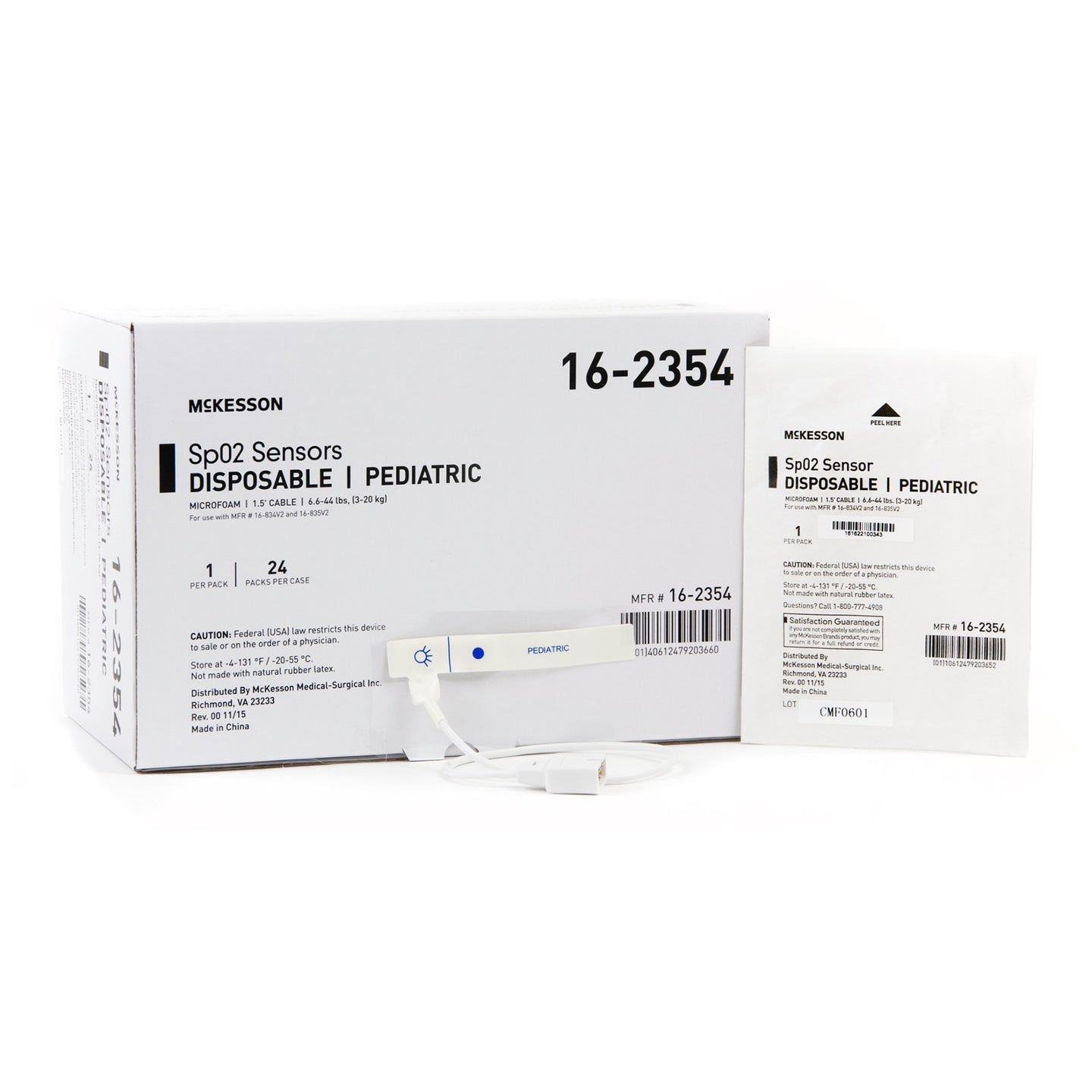 McKesson Disposable Pediatric SpO2 Sensor