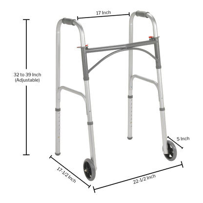 McKesson Steel Walker, 32 – 39 Inch Height