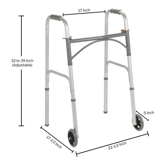 McKesson Steel Walker, 32 – 39 Inch Height