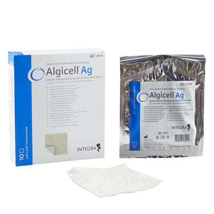 Algicell® Ag Calcium Alginate Dressing with Silver, 4-1/4 x 4-1/4 Inch