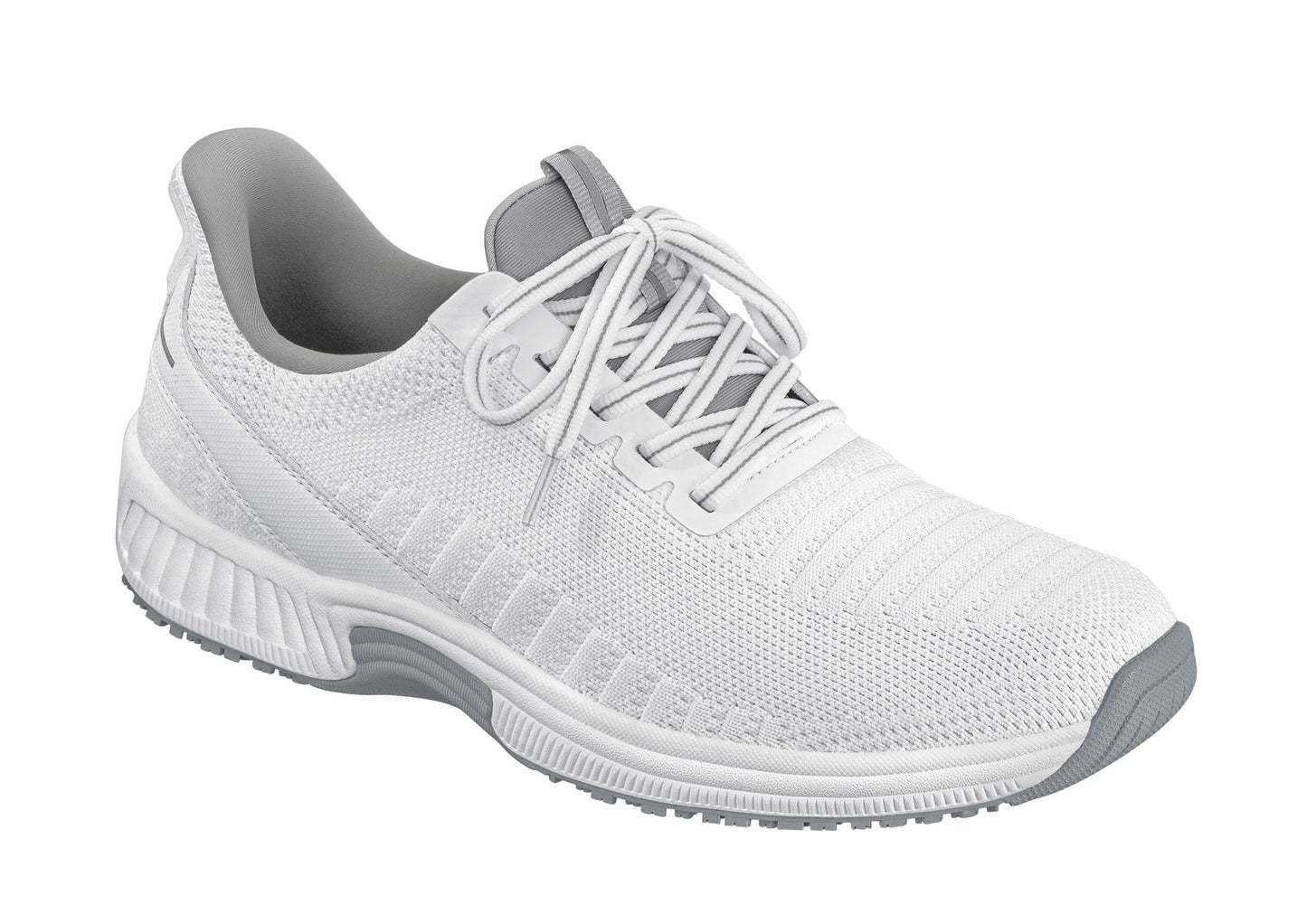 Kita Women's Hands-Free Athletic Shoes, White, angle view