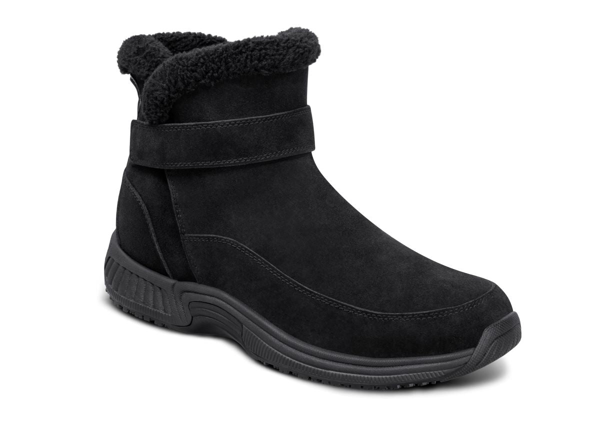 Bliss Women's Waterproof Hands-Free Boots, Black, angle view