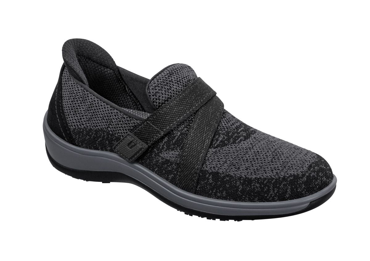 Amalya Women's Slip-On Shoes, Black, angle view