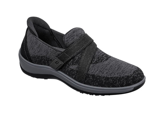 Amalya Women's Slip-On Shoes, Black, angle view