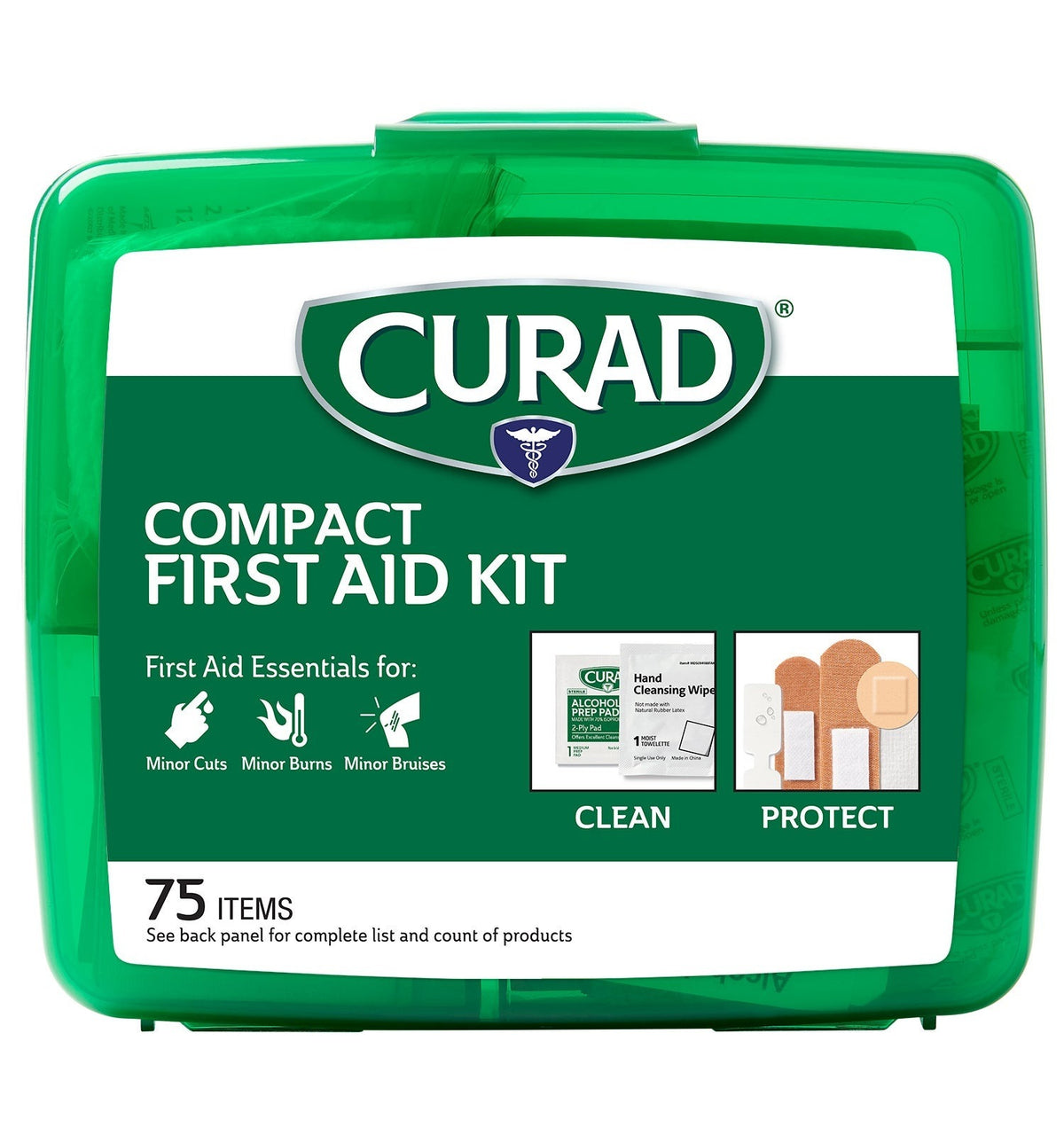 Curad 75-Piece Compact Portable First Aid Kit Fak 75pc/kit Cs (Case of 6)