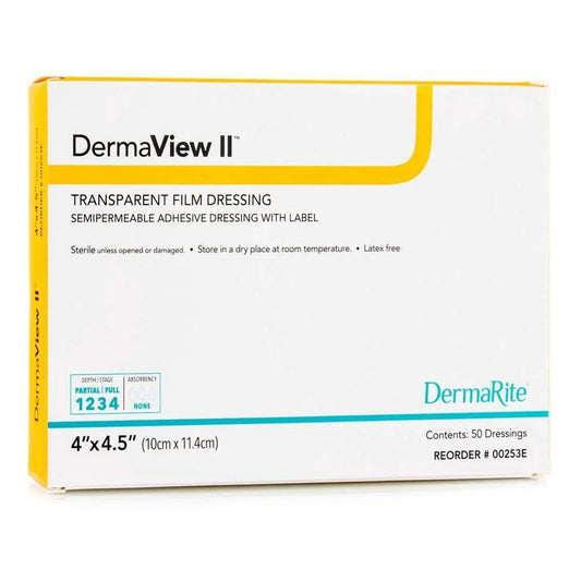 DermaView II™ Transparent Film Dressing with Border
