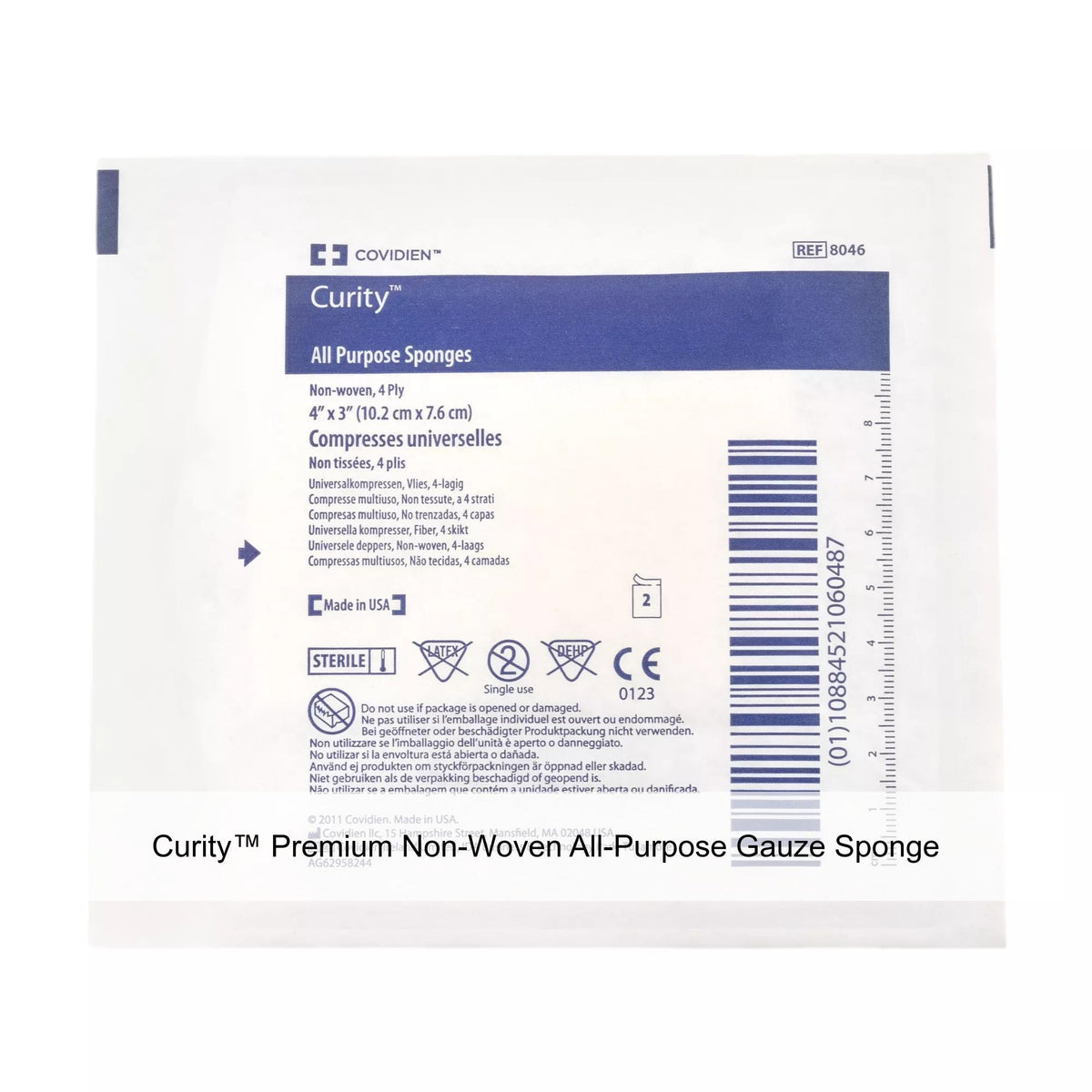 Curity All Purpose Non-Woven Sponge Sterile 2's 4-Ply 3" x 4"