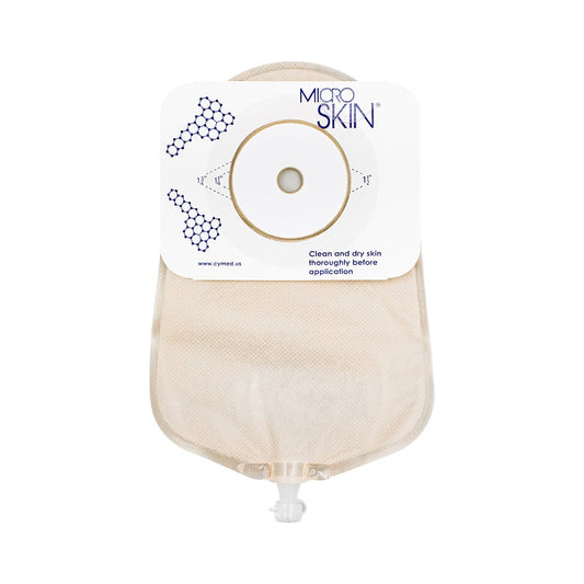 9" Platinum Uro Pouch Up To 1-1/2" Microderm Plus 10 Count