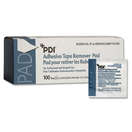 Adhesive Tape Remover Pad 1-1/4" x 2-3/5" 100 Count