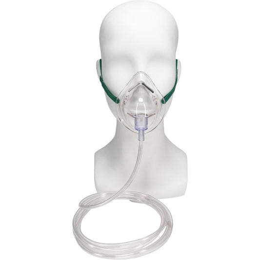 Adult Elongated Mask with 7' Tubing Elastic Strap Style