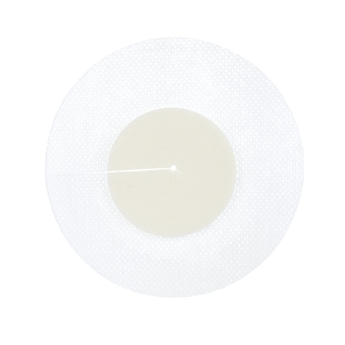 Border Foam Waterproof Dressing 4" Round Fenestrated
