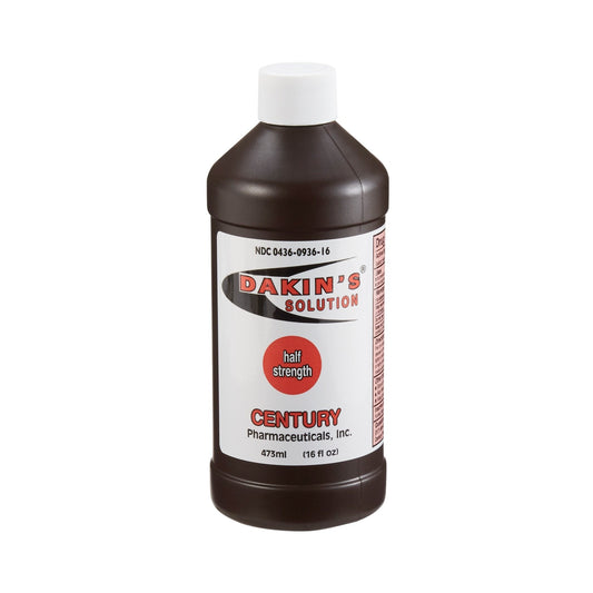 Dakin's Solution Half Strength .25% 16 oz Bottle