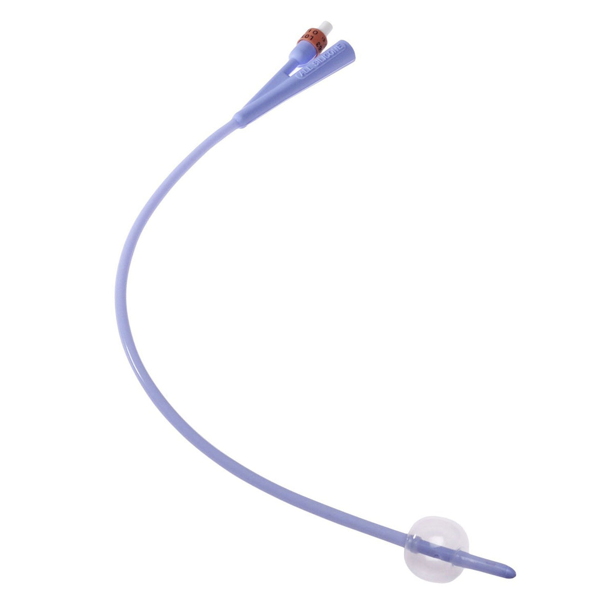 Dover 100% Silicone Council Tip 2-Way Foley Catheter 18 Fr 5 cc