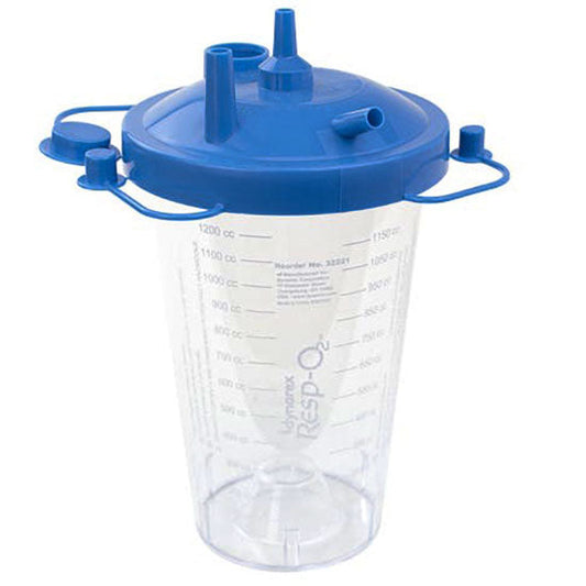 Dynarex Suction Canister with Lid 1200 cc