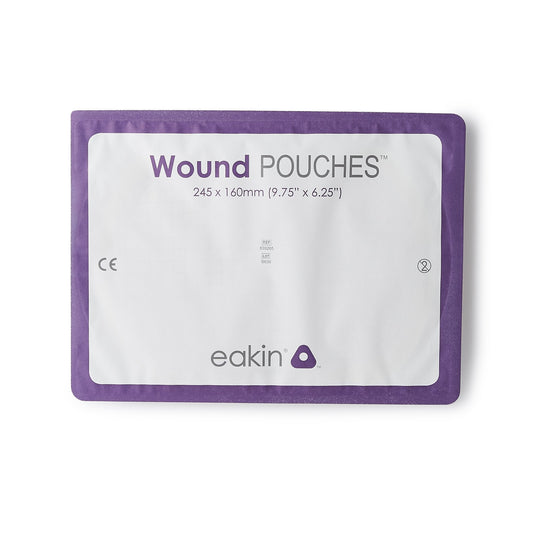 Eakin Fistula Wound Pouch Vertical with Tap Closure 9.7" x 6.3"