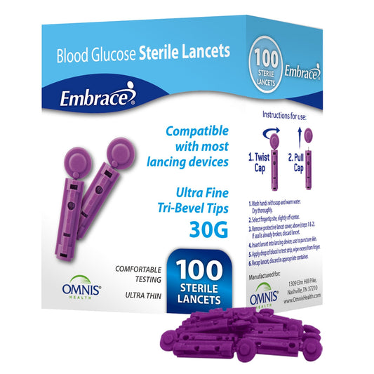 Embrace Ultra Fine Lancets 30G