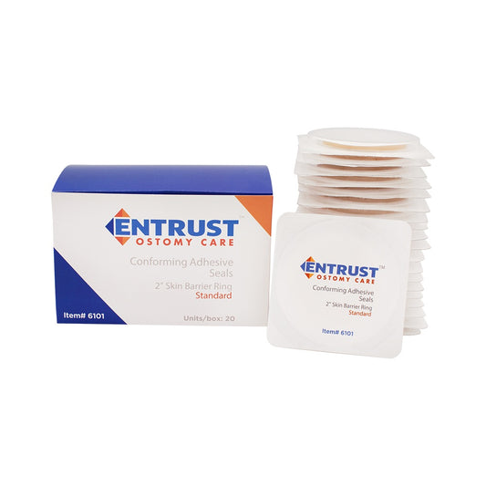 Entrust Ostomy Skin Barrier Ring 2" Extended Wear Standard Thickness