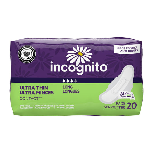 Incognito Ultra Thin with Wings Long Super