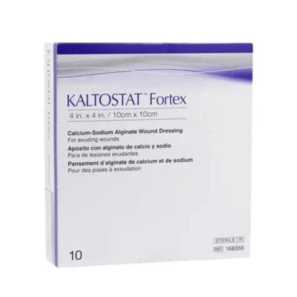 KALTOSTAT Fortex Calcium Sodium Alginate Dressing 4" x 4"