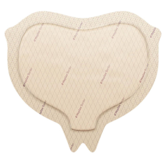 Mepilex Border Sacrum Self-Adherent Absorbent Bordered Foam Dressing 6.3" x 7.9"