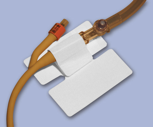 Multi-Purpose Adhesive Tube Holder with Quick Release Non-Slip Velcro Tab Locking System