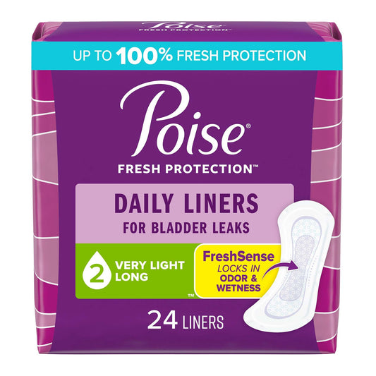 Poise Pantiliners Very Light 8-1/2" Long