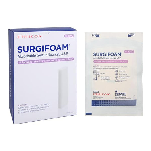 Surgifoam Absorbable Gelatin Sponge 2cm x 6cm x 7mm