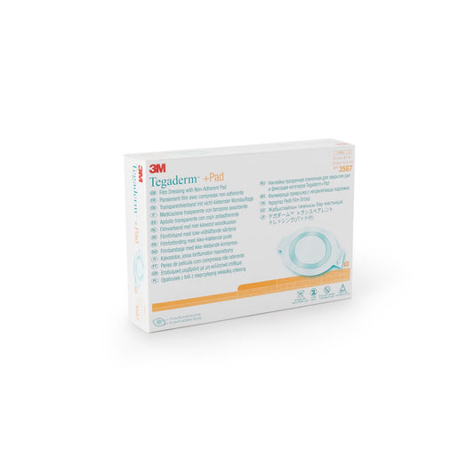 Tegaderm Film Dressing with Non-Adherent Pad 3-1/2" x 4-1/8" Oval