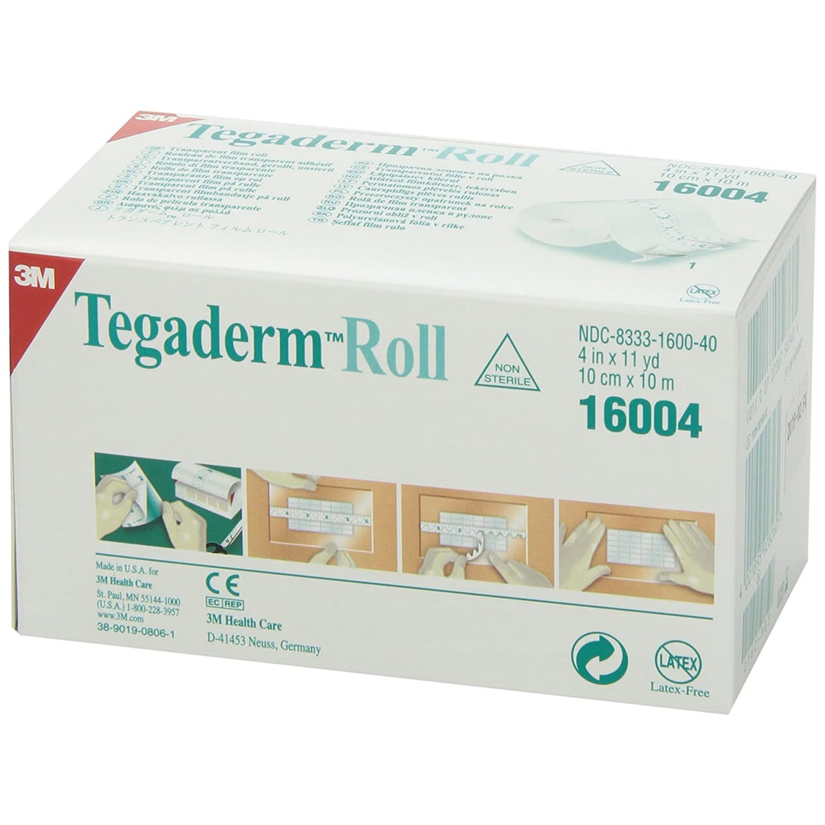 Tegaderm Transparent Film Dressing Roll 4" x 11 Yards