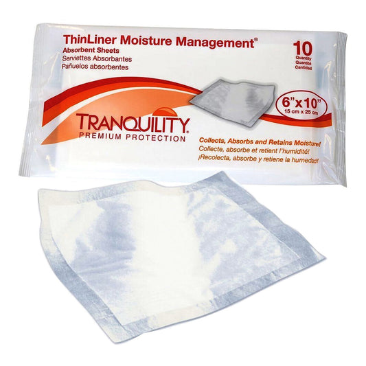 Tranquility ThinLiner Absorbent Sheets 6" x 10"