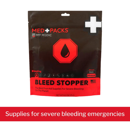 Med Packs™ First Aid Kit to Stop Bleeding – Emergency Supplies in Portable Pouch