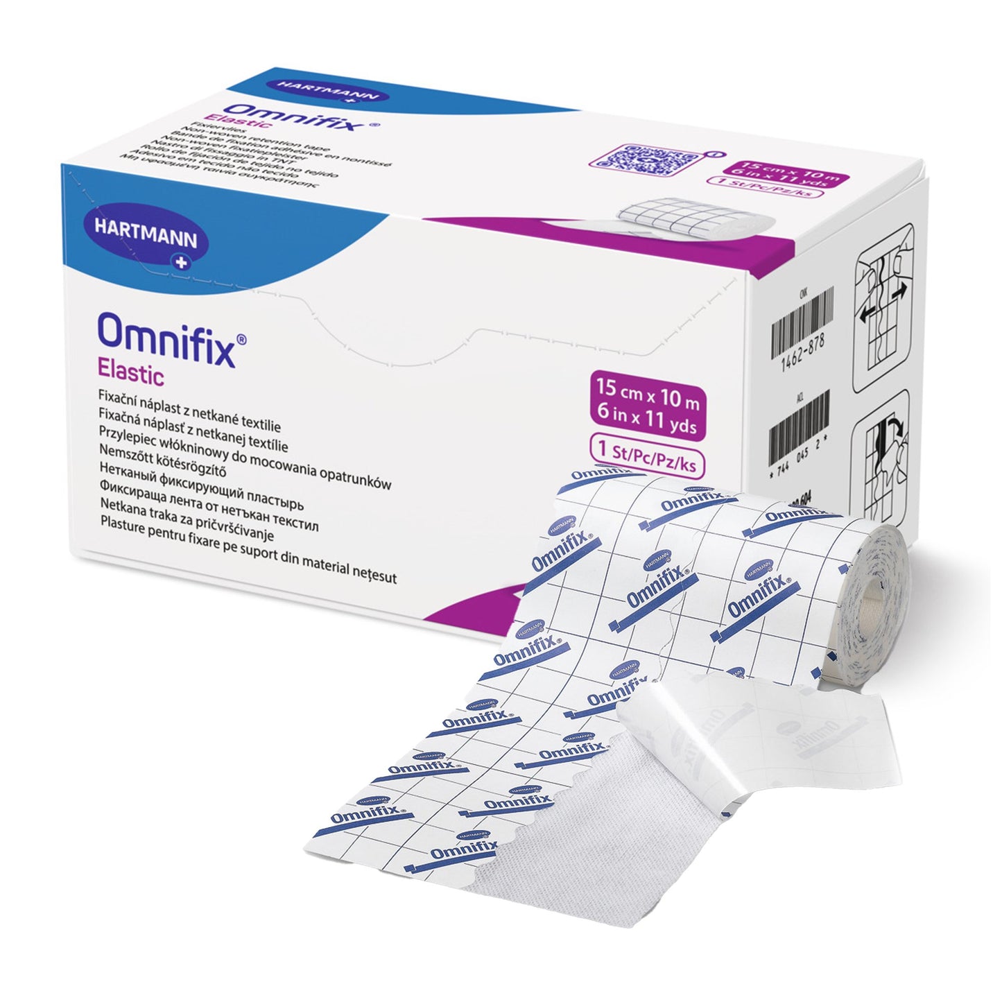 Omnifix® Nonwoven Dressing Retention Tape, 4 Inch x 10 Yard