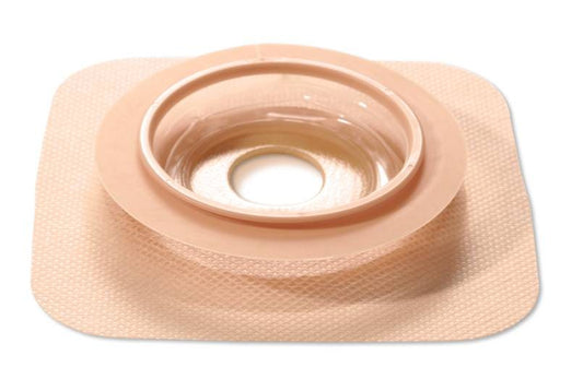 Natura Moldable Durahesive Skin Barrier Accordion Flange with Hydrocolloid Flexible Collar Opening to (33 ) Flange 10 Count
