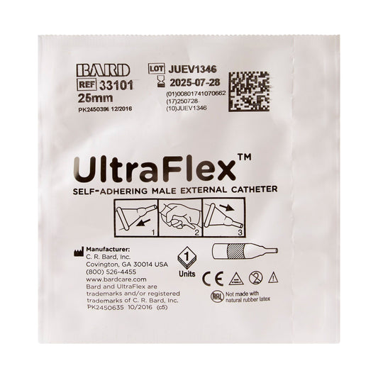 UltraFlex Self-Adhering Male External Catheter Latex-Free