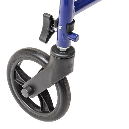 Drive™ Steel Rollator with 6 Inch Wheels, Blue