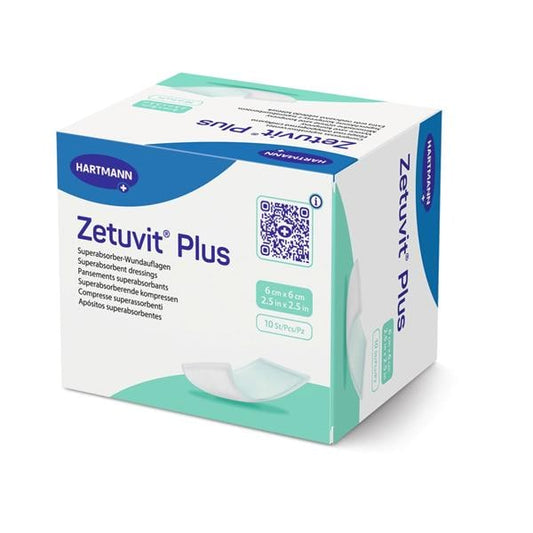 Zetuvit® Plus Super Absorbent Dressing, 2.4 x 2.4 Inch