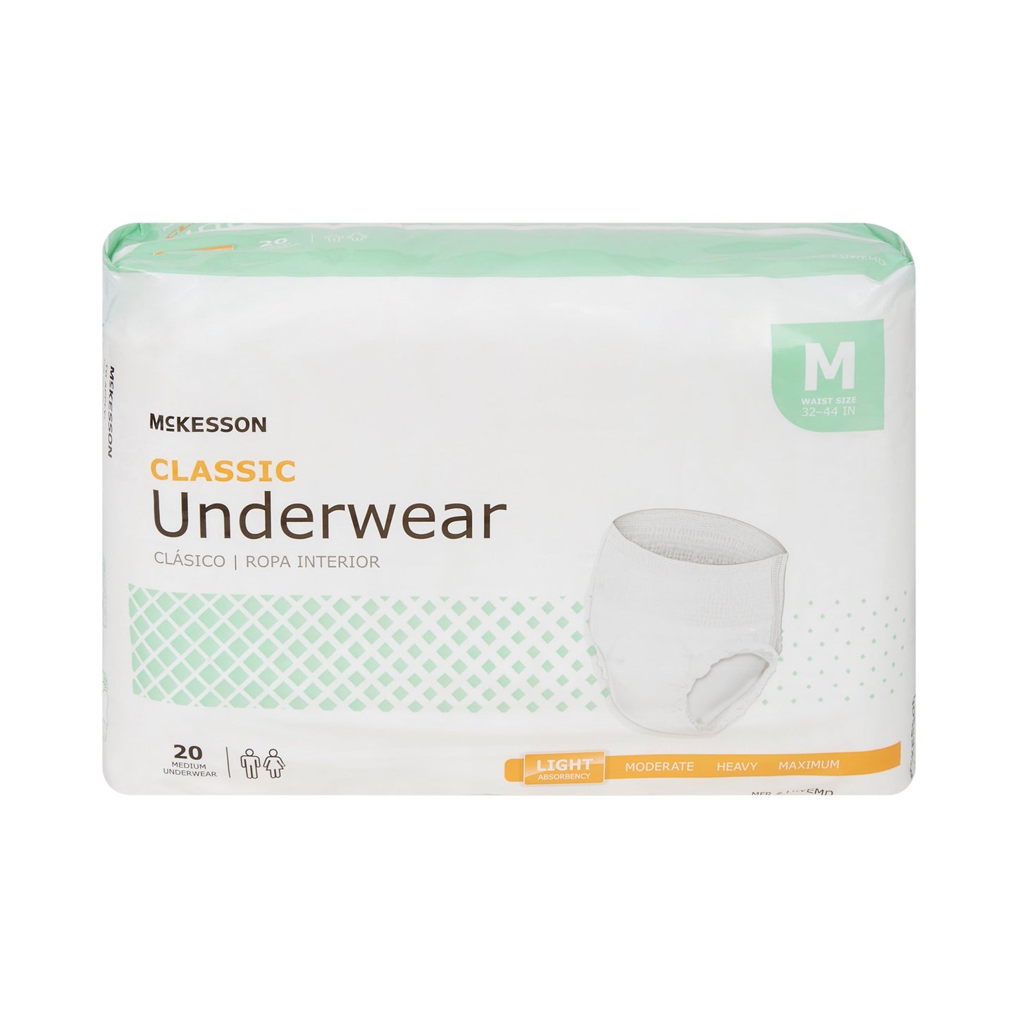 McKesson Classic Light Absorbency Incontinence Underwear