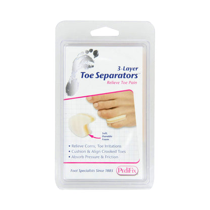 PediFix® 3-Layer Toe Separators™ Toe Spacer, Large