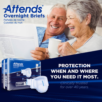 Attends® Briefs with Overnight Protection