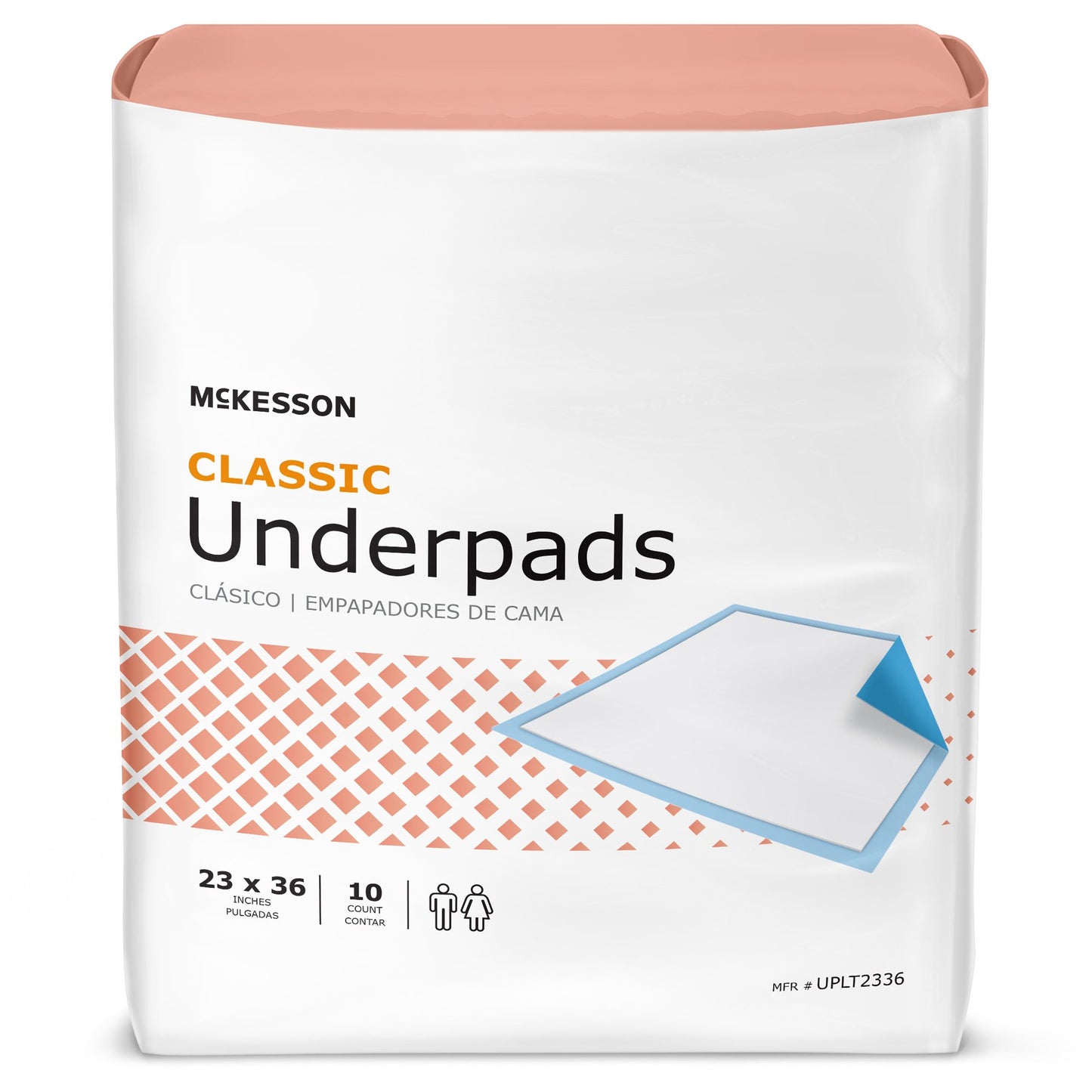 McKesson Classic Plus Light Absorbency Underpads