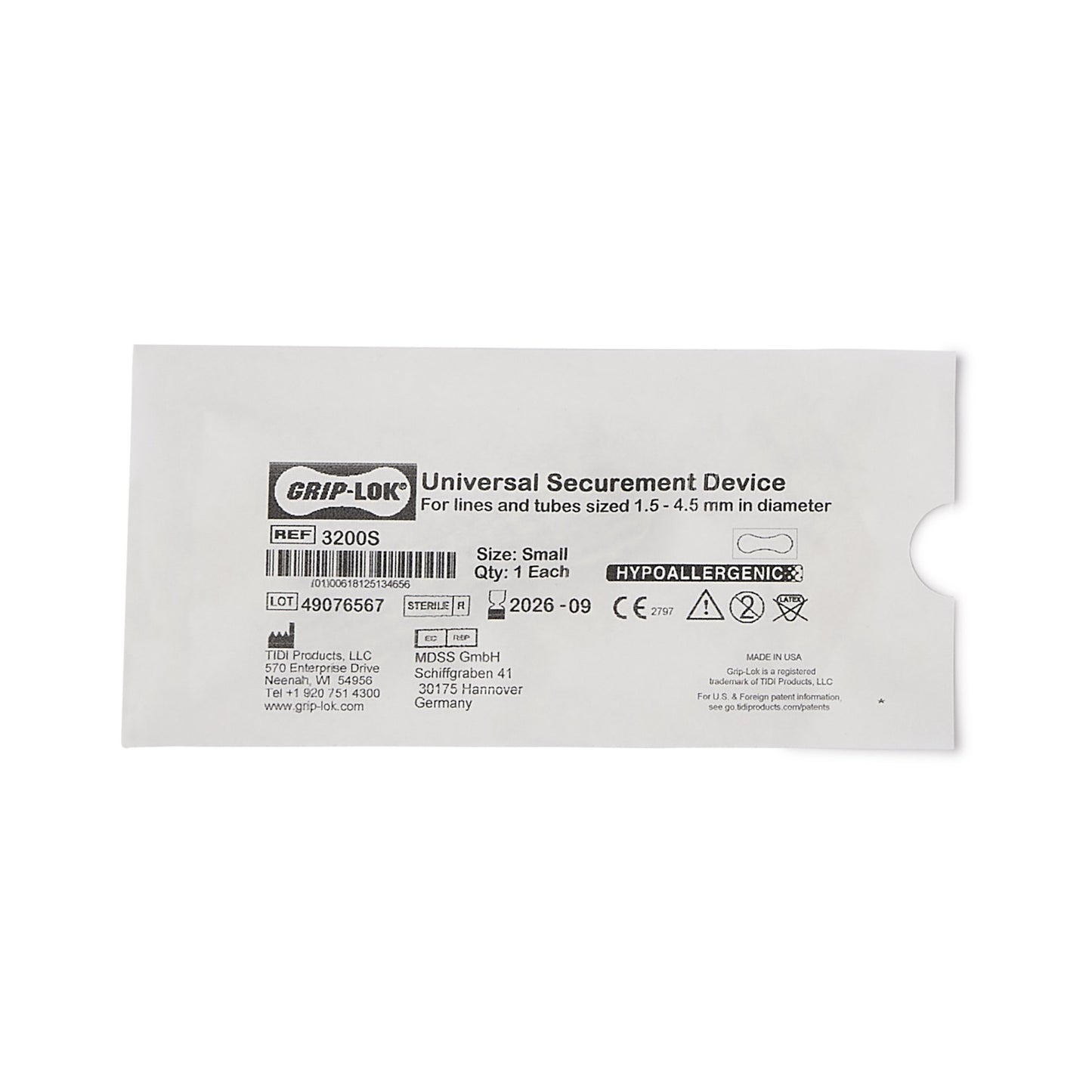 GRIP-LOK® Universal Securement Device
