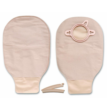 New Image™ 18203 Beige Colostomy Pouch, Pre-cut to Fit 57 mm Stomas