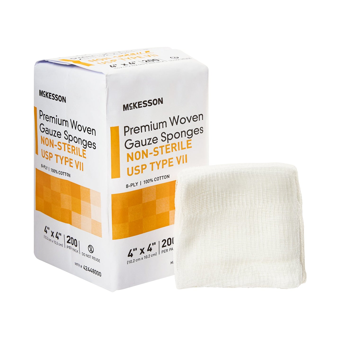 McKesson USP Type VII Gauze Sponge, 4 x 4 Inch