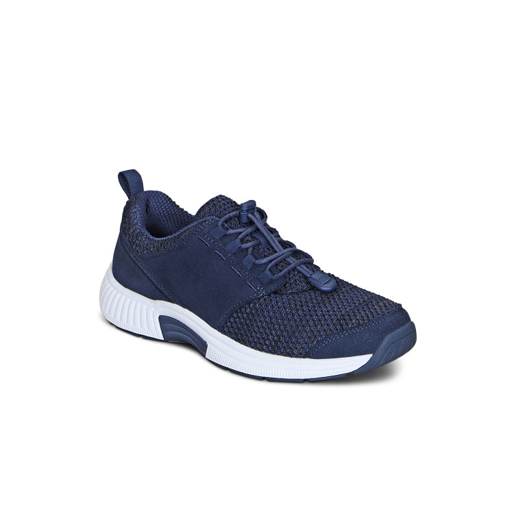 Francis Women's No-Tie Athletic Shoes, Blue, angle view