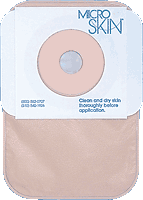 8" Closed End Pouch For 1-1/8" Stoma 15/Box 15 Count