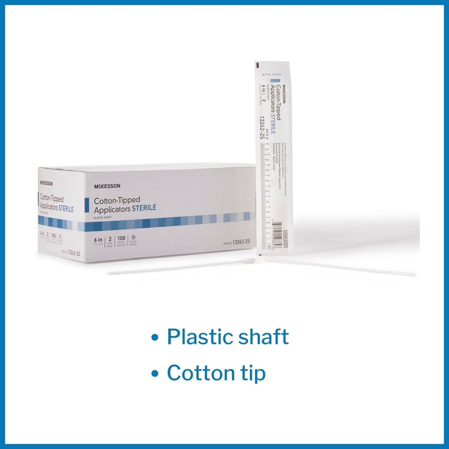 McKesson Swabstick, 6-Inch Length