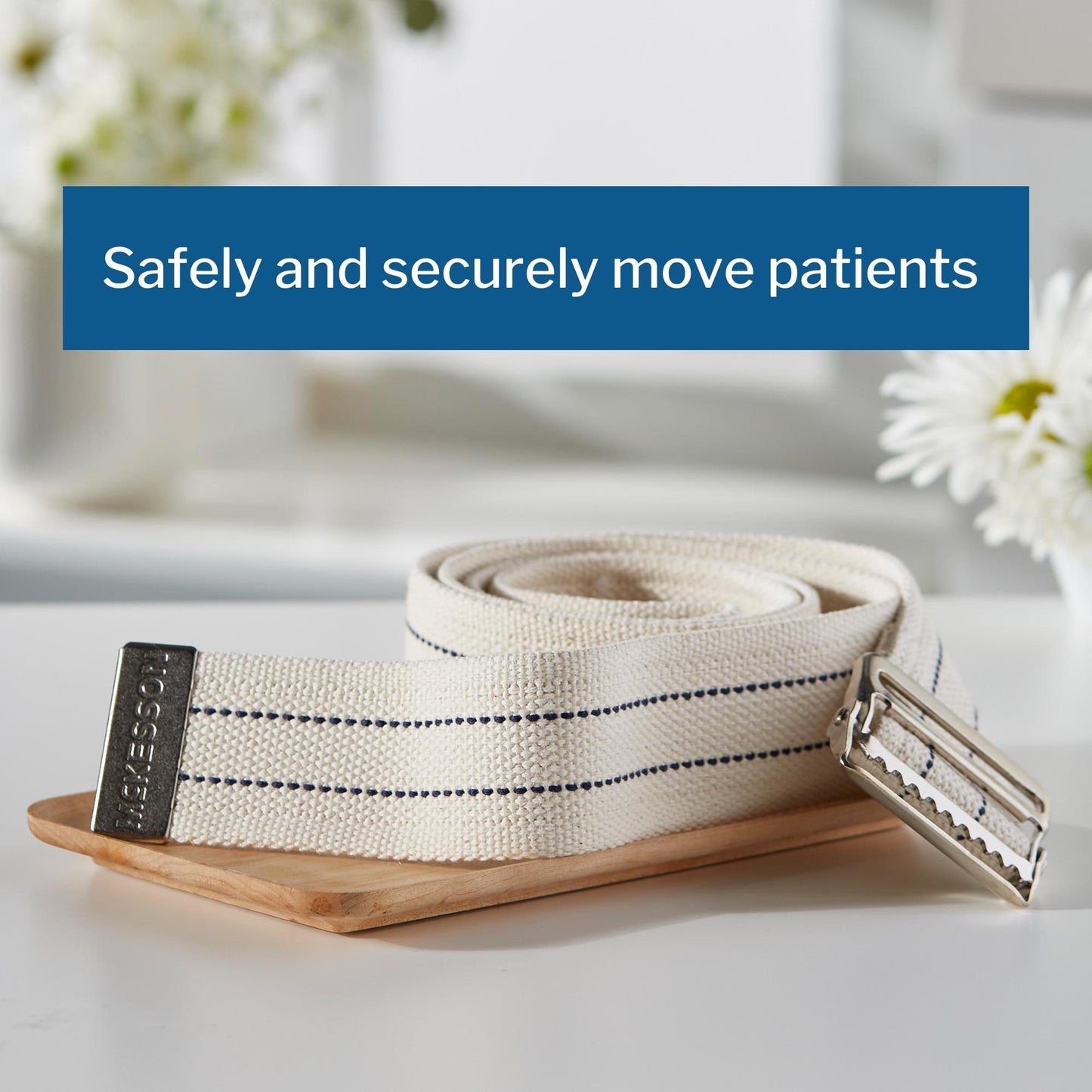 McKesson White Gait Belt, 60 Inch