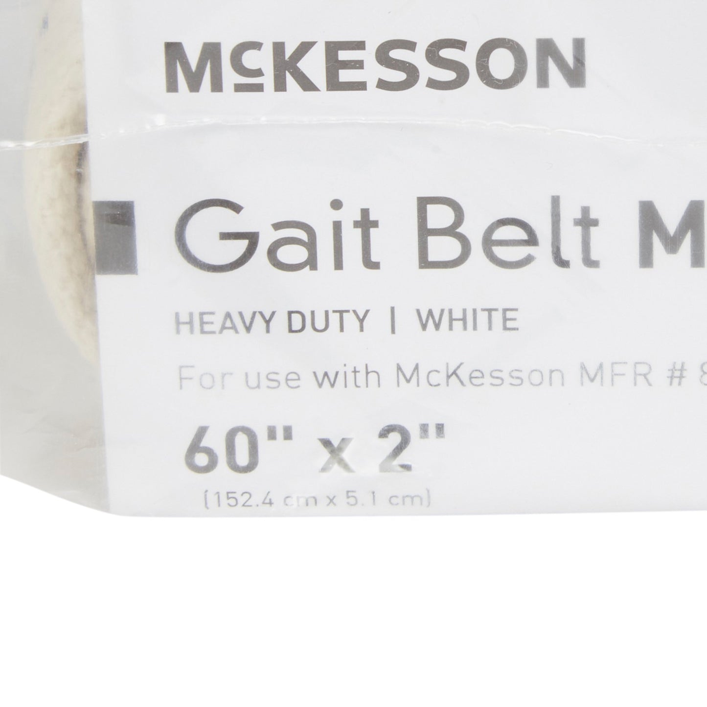 McKesson White Gait Belt, 60 Inch