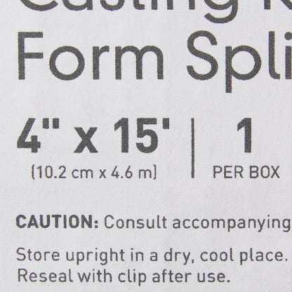 McKesson White Casting Roll Form Splints