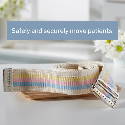 McKesson Pastel Stripe Gait Belt, 60 Inch